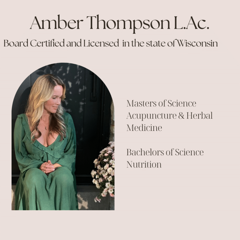 Amber Thompson, holistic health, licensed acupuncturist